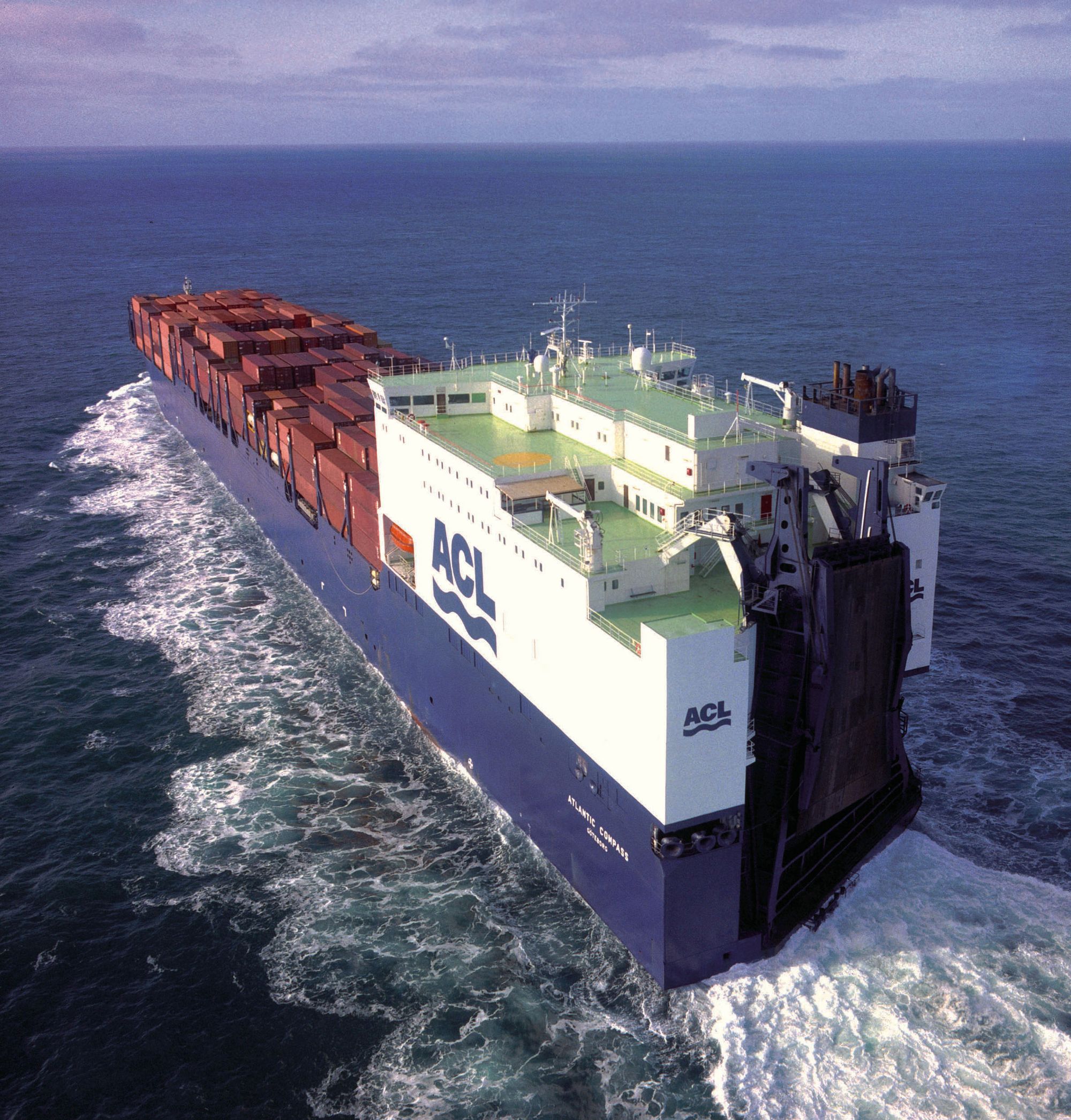 Frachtschiff M/V Atlantic Companion (Atlantic Container Lines, NJ, USA)