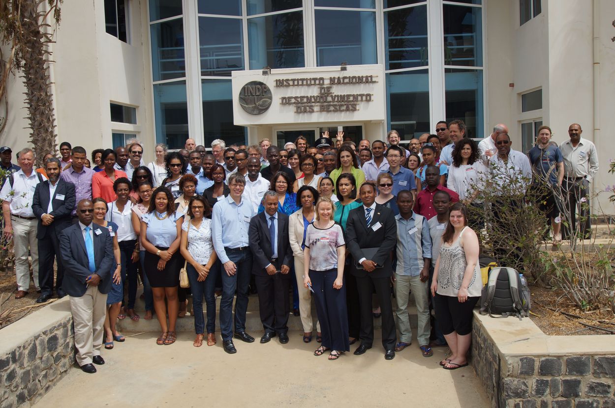 Teilnehmer des wissenschaftlichen Symposiums am INDP in Mindelo, Cabo Verde
