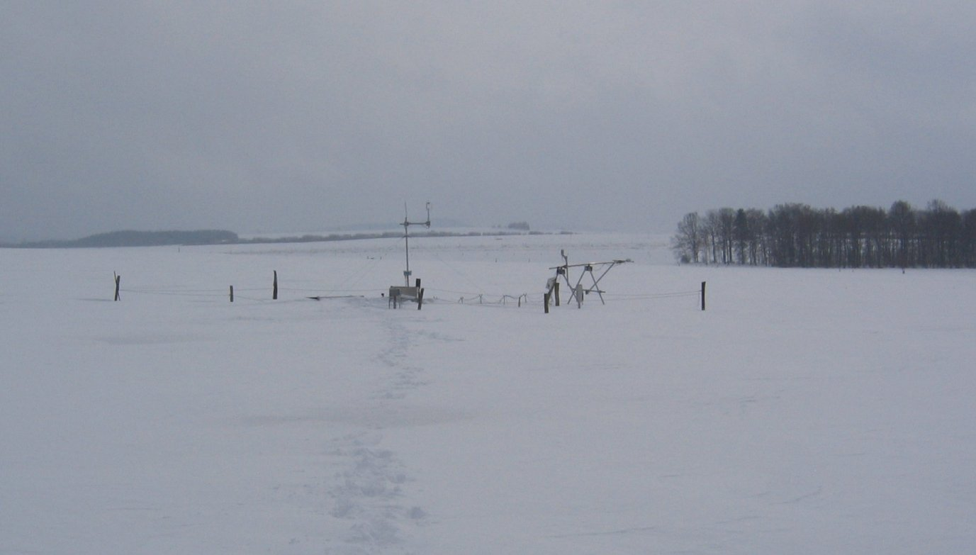 Der Standort Klingenberg im Winter